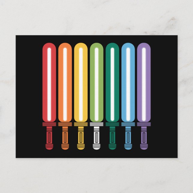 Postal Bandera LGBT Orgullo Gay  (Anverso)