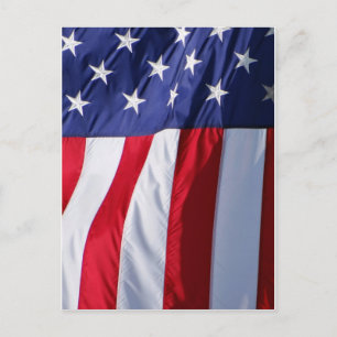 Postal Bandera los E.E.U.U.