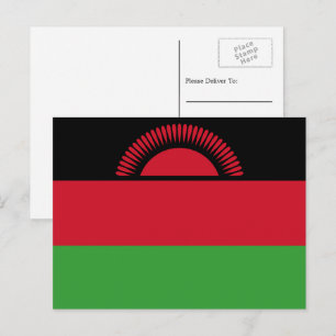 Postal Bandera malauí, Bandera de Malawi