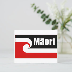 Postal Bandera maorí,Bandera de Tino Rangatiratanga, maor