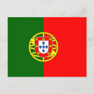 Postal Bandera Mundial de Portugal