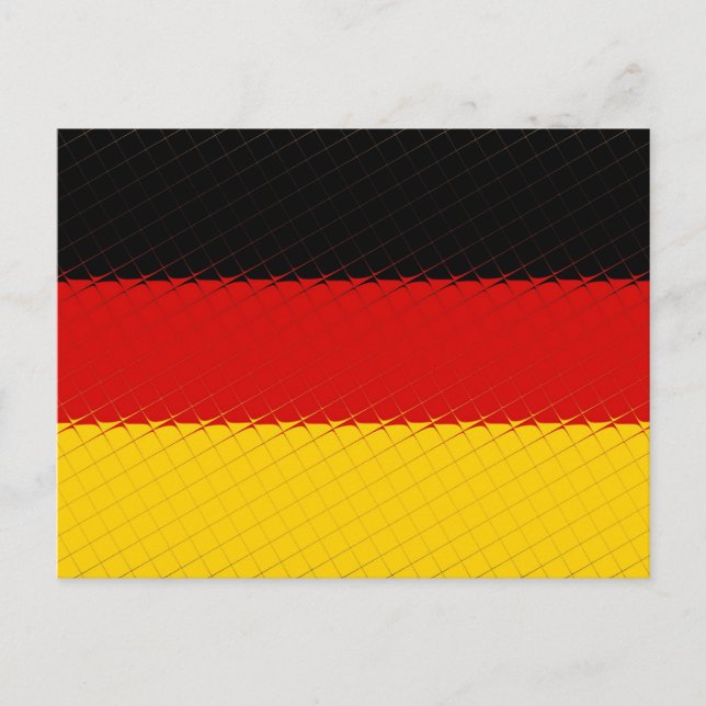 Postal Bandera nacional de Alemania (Anverso)