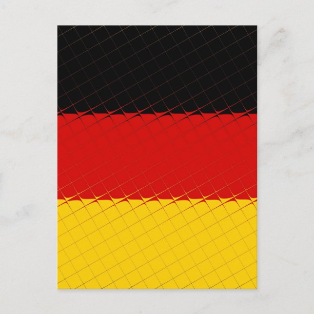 Postal Bandera nacional de Alemania (Anverso)