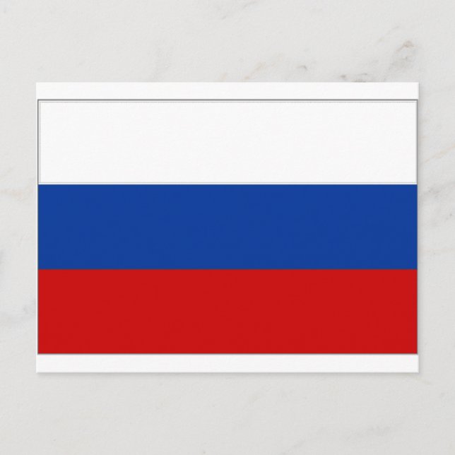 Postal Bandera nacional de la Federación de Rusia (Anverso)