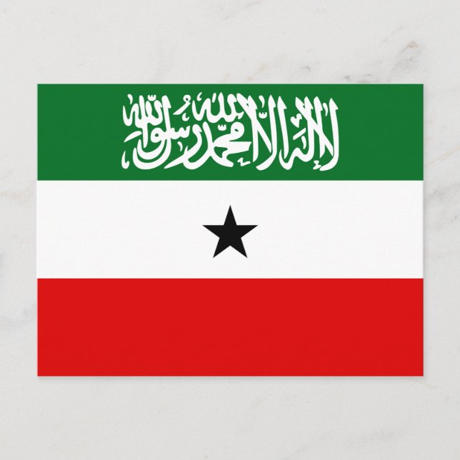 Postal Bandera Nacional de Somalilandia (Anverso)