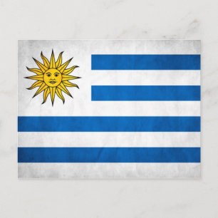 Postal Bandera Nacional de Uruguay