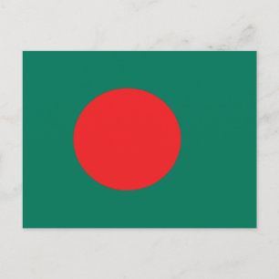Postal Bandera nacional patriótica Bangladesh