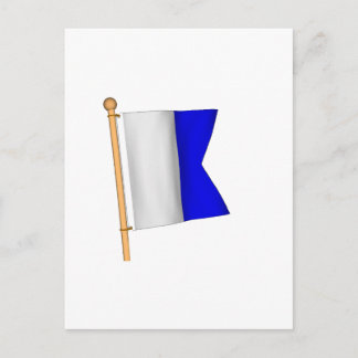 Postal Bandera náutica 'A'