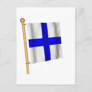 Postal Bandera náutica 'X'