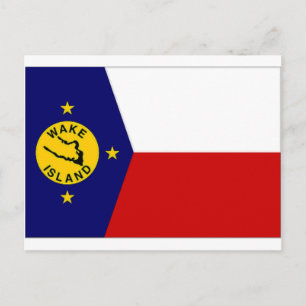 Postal Bandera no oficial local de Wake Island