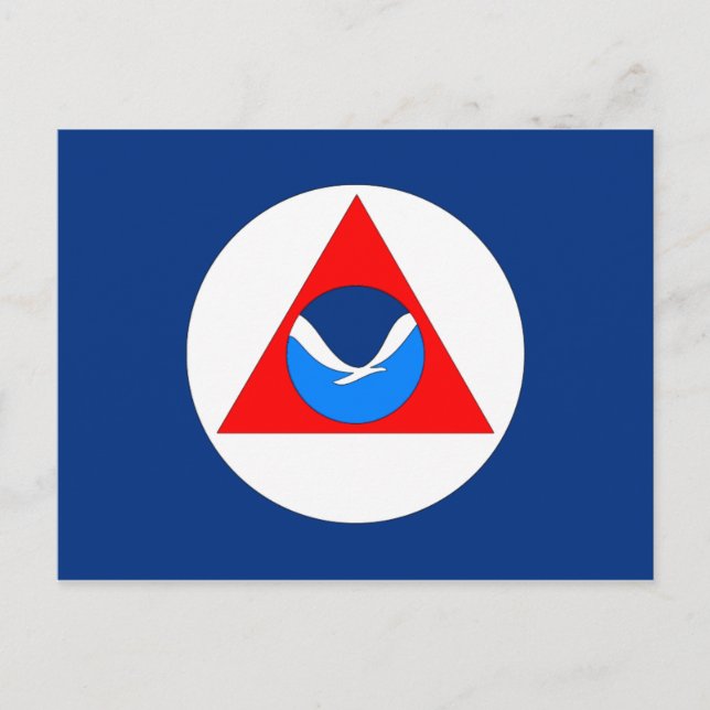 Postal Bandera NOAA (Anverso)