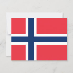Postal Bandera noruega