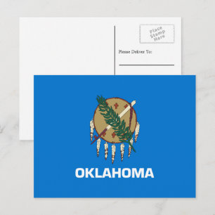 Postal Bandera Oklahoman, Bandera de Oklahoma