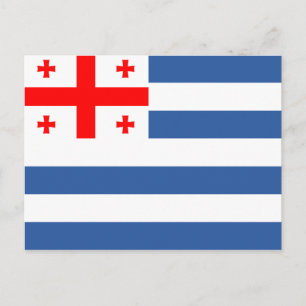 Postal Bandera patriótica de Adjara