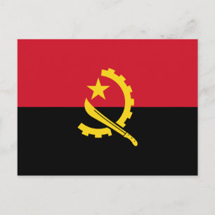 Postal Bandera Patriótica de Angola
