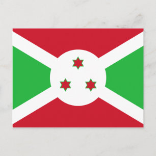 Postal Bandera Patriótica de Burundi