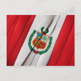 Postal Bandera PERUANA
