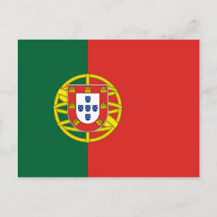 Postal Bandera portuguesa