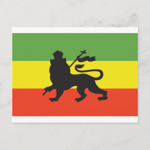 Postal Bandera rastafariana