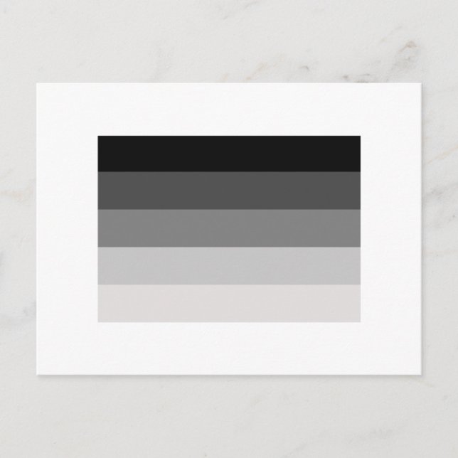 POSTAL BANDERA RECTA OFICIAL DE ORGULLO (Anverso)
