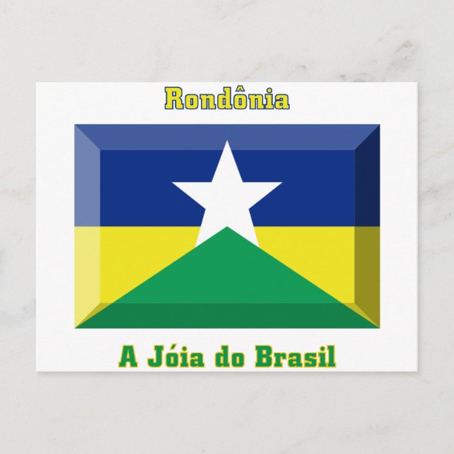 Postal Bandera Rondônia Gem (Anverso)