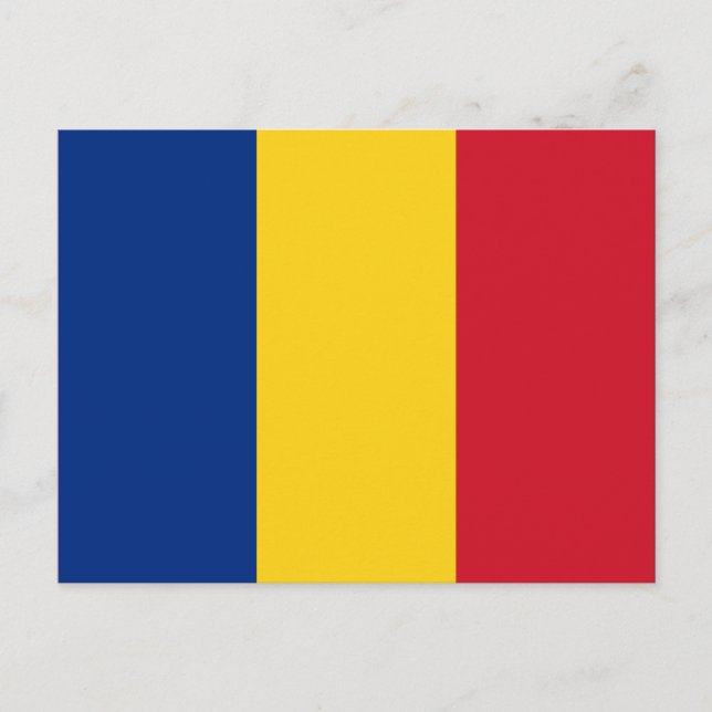 Postal Bandera rumana (Rumania) (Anverso)