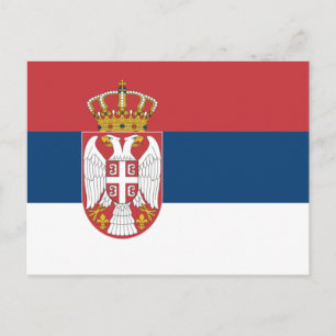 Postal Bandera serbia