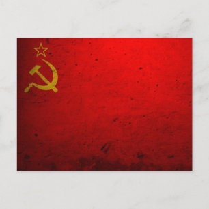 Postal Bandera soviética