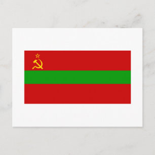 Postal Bandera SSR moldava
