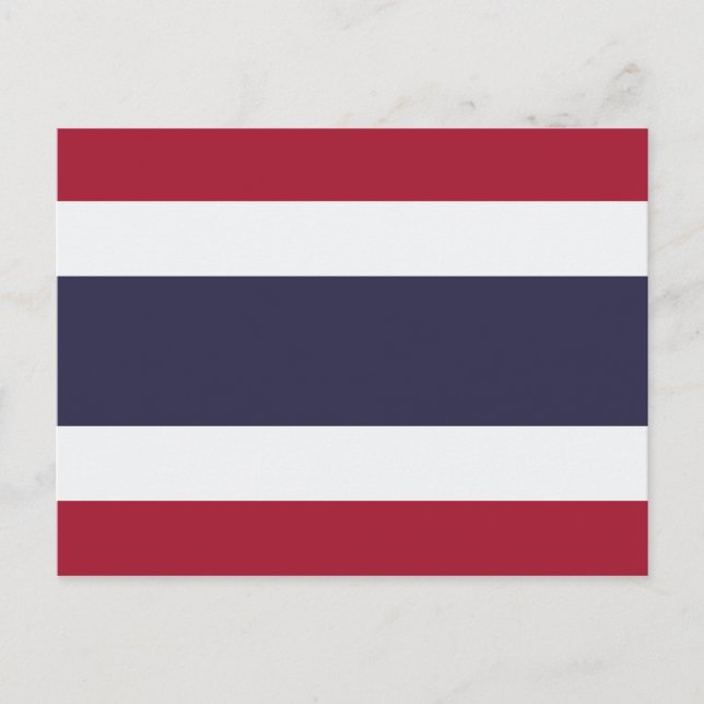 Postal Bandera tailandesa (Tailandia) (Anverso)