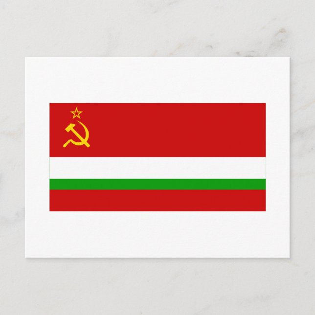 Postal Bandera tayika SSR (Anverso)