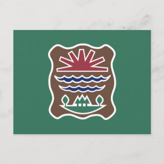 Postal Bandera tribal de la nación Abenaki Occidental