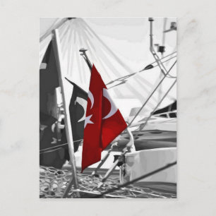 Postal Bandera turca - Al Sancak
