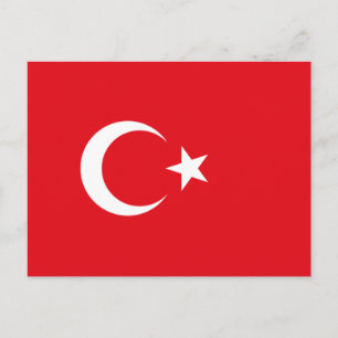 Postal Bandera turca (Turquía)