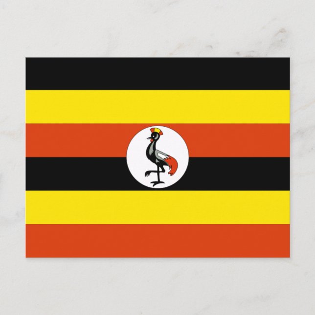 Postal bandera uganda (Anverso)