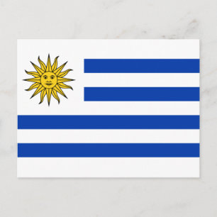Postal bandera uruguay