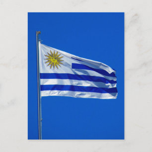 Postal bandera uruguay