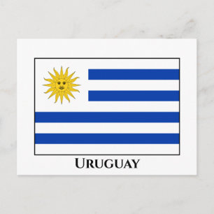 Postal Bandera uruguaya