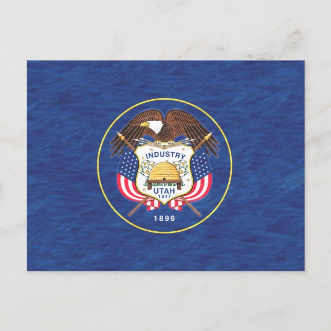 POSTAL BANDERA UTAH (Anverso)