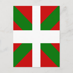 Postal Bandera vasca de alta calidad