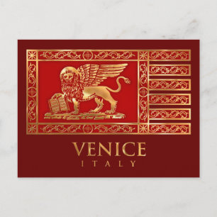 Postal Bandera veneciana