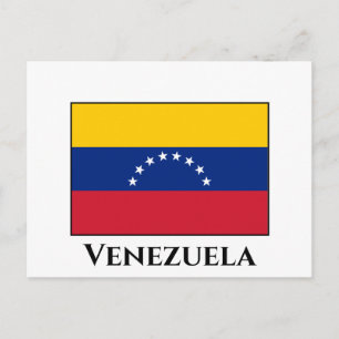 Postal Bandera venezolana