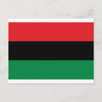 Bandera verde y negra roja