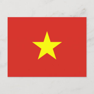 Postal Bandera vietnamita (Vietnam)