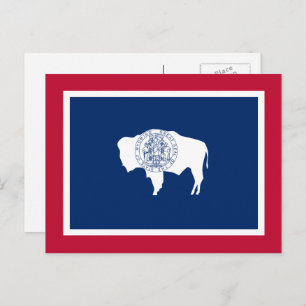 Postal Bandera Wyomingita, Bandera de Wyoming