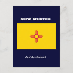 POSTAL BANDERA Y LEMA DE NUEVO MÉXICO