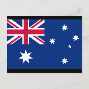 Postal Bandera y significado australianos