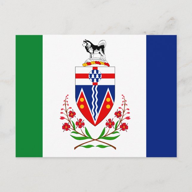 POSTAL BANDERA YUKON (Anverso)