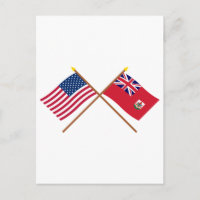 Banderas Cruzadas de EE. UU. y Bermudas