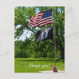 Postal Banderas de Estados Unidos y de Estados Unidos